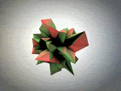 Platonic Sphere Animation animation displacement gif grain sphere