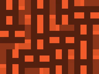Hi orange pattern