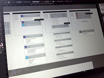 Boxes and Boxy Boxes backplane ia ix madewith:illustrator social media ux wireframes workflow