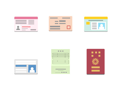 Identification icon flat icon illustration