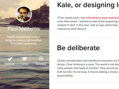 Personal Blog blog personal proxima nova wip