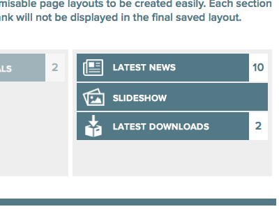 Drag/Drop (jQuery Sortable) feature assignment UI admin administration blue expressionengine front end interface menu ui