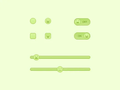 Emotional UI smiley ui