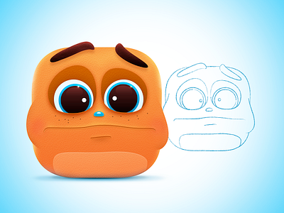 Bn. Dot Character brand cartoon character cute dot fesyuk illustration marco networks orange