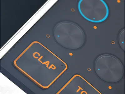 D-Maschine 2 iPad / iPhone UI Elements andreas app button constantin potorac graphicriver ipad iphone iphone app knob negreu andreas ui user interface