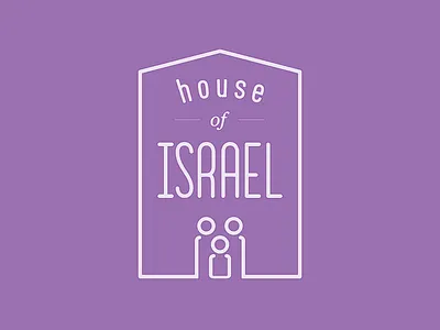 House of Israel - Logo family house israel logo non profit noun project purple white