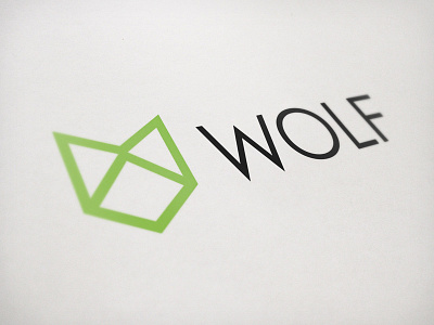 Wolf Logo logo simple typography wolf