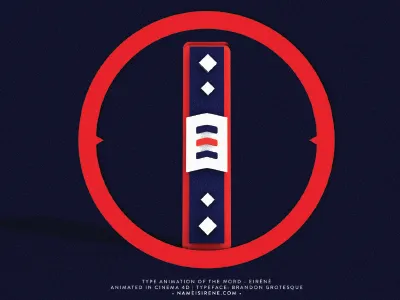 letter I 3d type 3d typo cinema 4d typography