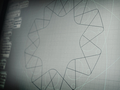 Skyforex Logo Geometric Approach blueprint construction geometric geometry grid process sketch