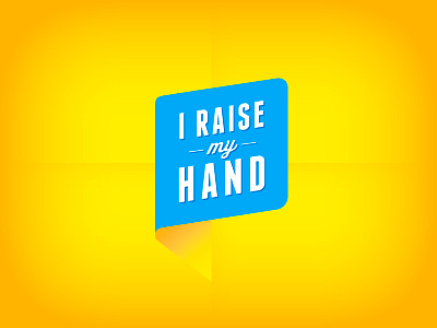 I Raise My Hand book bubble education logo volunteer
