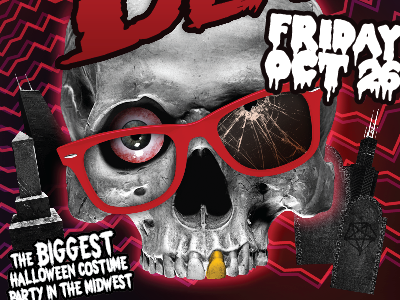 Freaky Re-Design Concepts 2 baller chicago club congress electro flyer halloween party react skull