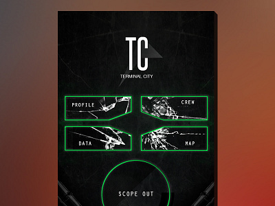 Terminal City app graphic icon illustrator iphone mobile photoshop ui ux