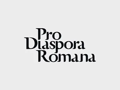 Pro Diaspora Romana - Identity identity logo
