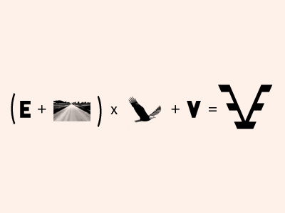 Formula for logo black branding eagle formula horizon logo math nude pink road vintage