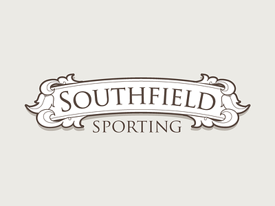 Southfield Sporting Branding banner branding floral illustration leaves logo shooting sport vector