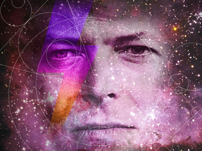 Starman bowie cd cover design graphic design photo manipulation photoshop psd space starman stars