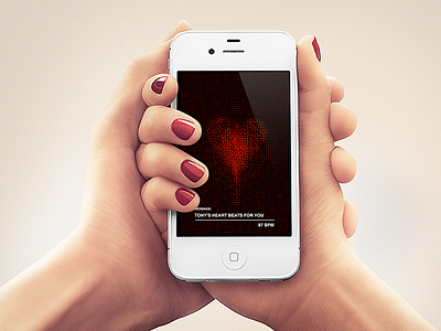 Re:Beat – Press Image hand heart heartbeat iphone