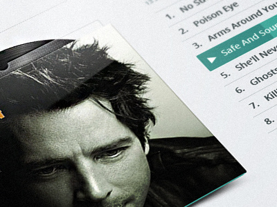 Music-player browser app chris cornell list music player record vinyl