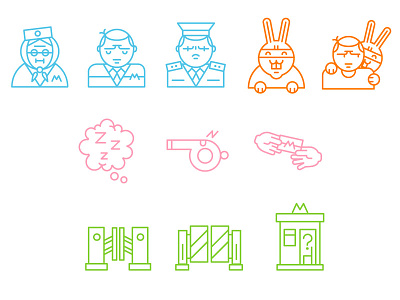 Icons for infographic city icons metro railwaystation subway underground