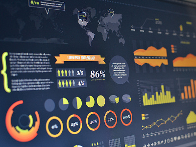 Free Vector Infographic Kit ai chart download free freebie info infographic kit map psd vector