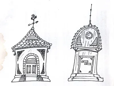 Sketched Houses house sketch