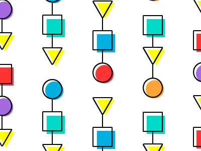 Shapes and shapes and shapes... blocks color illustrator pattern shapes
