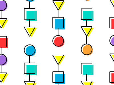 Shapes and shapes and shapes... blocks color illustrator pattern shapes