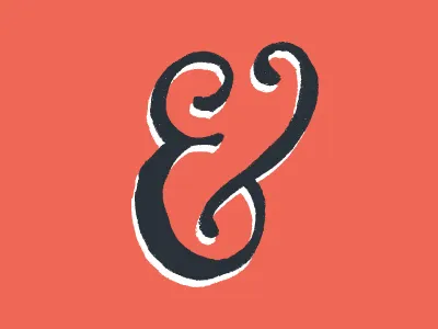 Ampersand ampersand and illustrator lettering type typography vector