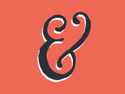 Ampersand ampersand and illustrator lettering type typography vector