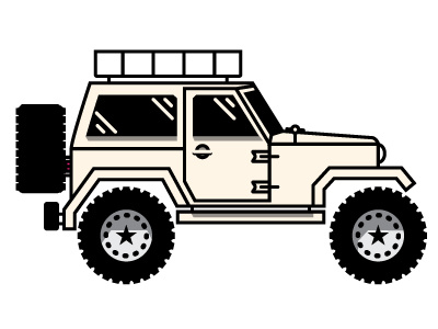 Jeep automobiles black cars grey illustration jeep tan vector