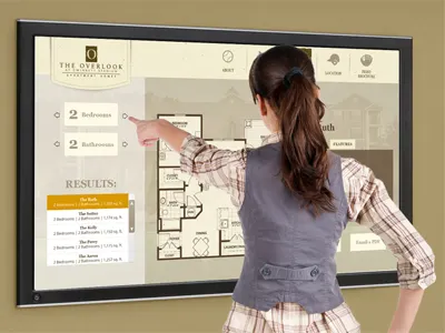 Touchscreen App apartments app interface photoshop touchscreen ui