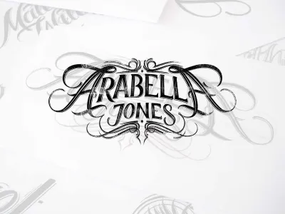 Arabell Jones Handlettering Logo calligraphy custom lettering hand lettering logo logotype typography