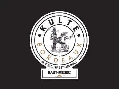 Kulte design food illustration logotype packaging wine