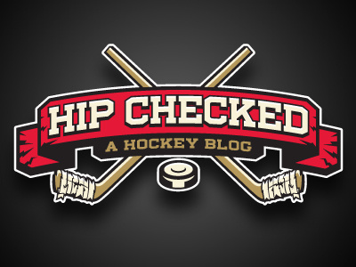 Hip Checked Logo Final branding identity logos sports