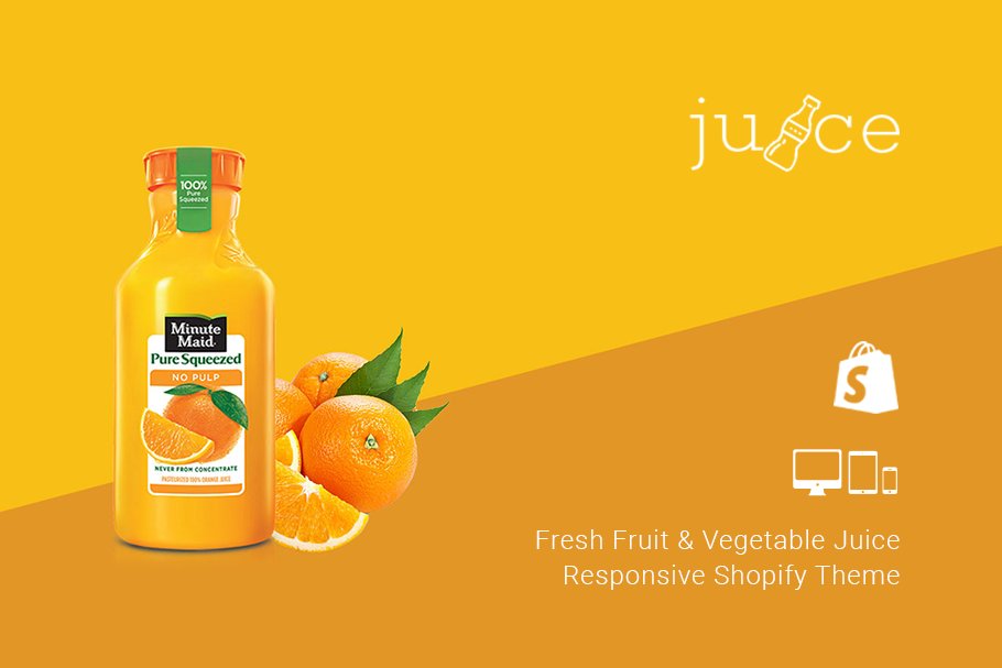 Juice Responsive Shopify Theme by ThemeTidy on Dribbble