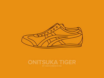 Asics Tiger Illustration asics bright color design fun illustration illustrator shoes