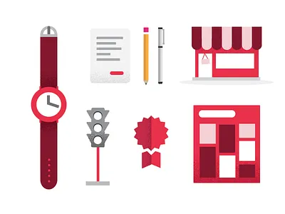 Hello Society - Selected Illustrations graphic design graphics iconography illos illustrations redesign web design website