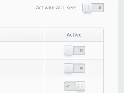 Switches! cms management system on off switches toggle ui user interface