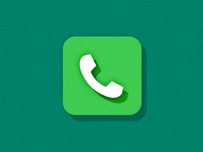 Phone app Ringing animation flat flatdesign gif icon ios7 loop