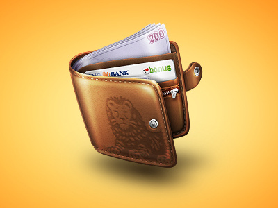 Nakit Avans bonus cash credit card icon illustration ing money wallet