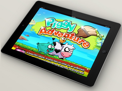 Piggy Adventure android game iphone phone ui