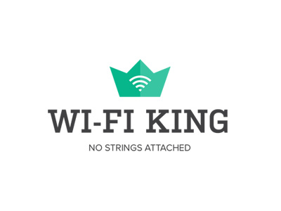 Wifi King crown king logo wi fi wifi