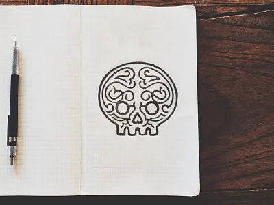 Skull No. 1 sketch skull