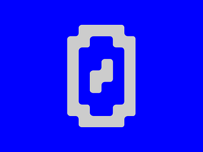 A Glyph A Day #23 0 90s a glyph a day agad blue computer dos experimental glyph march modular project reflex sans type type design typography zero