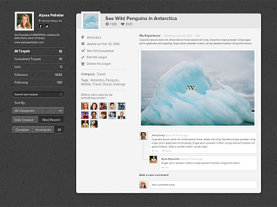 Grappple/Quest.to Dashboard comments dark dashboard penguin picture profile ui