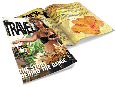 Hawaii graphicdesign magazine magazine rotoscoping printdesign