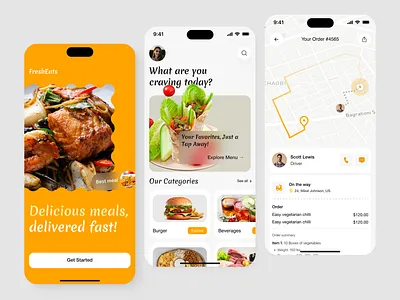 Food Delivery App app design design food food app food application food delivery food delivery app groceries grocery app interface mobile app mobile application mobileapp product design ui uiux ux