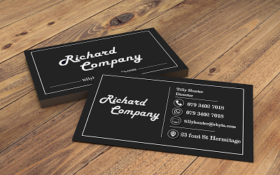 Business Card - Designed in Adobe Photoshop - Editable adobe photoshop templates