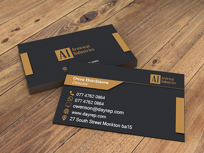 Business Card - Designed in Adobe Photoshop - Editable adobe photoshop templates