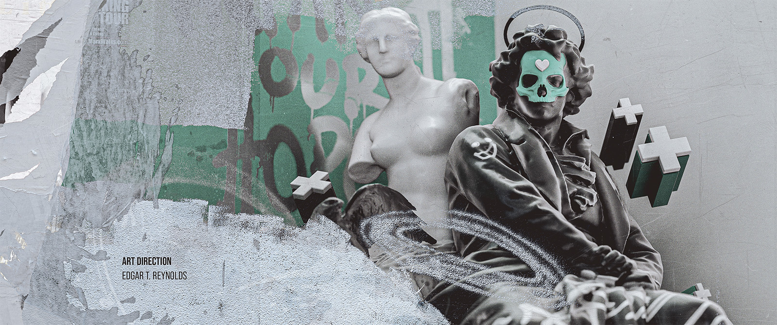 Immortal Beloved 3d 3d render credits design graffiti graphic design illustration opening credits style frame title design titles